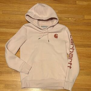Carhartt Light Pink Hoodie with Logo